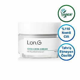 Lon.G K-Beauty Cica Sera Yoğun Onarıcı Yatıştırıcı Nemlendirici Bakım Kremi 50 ml